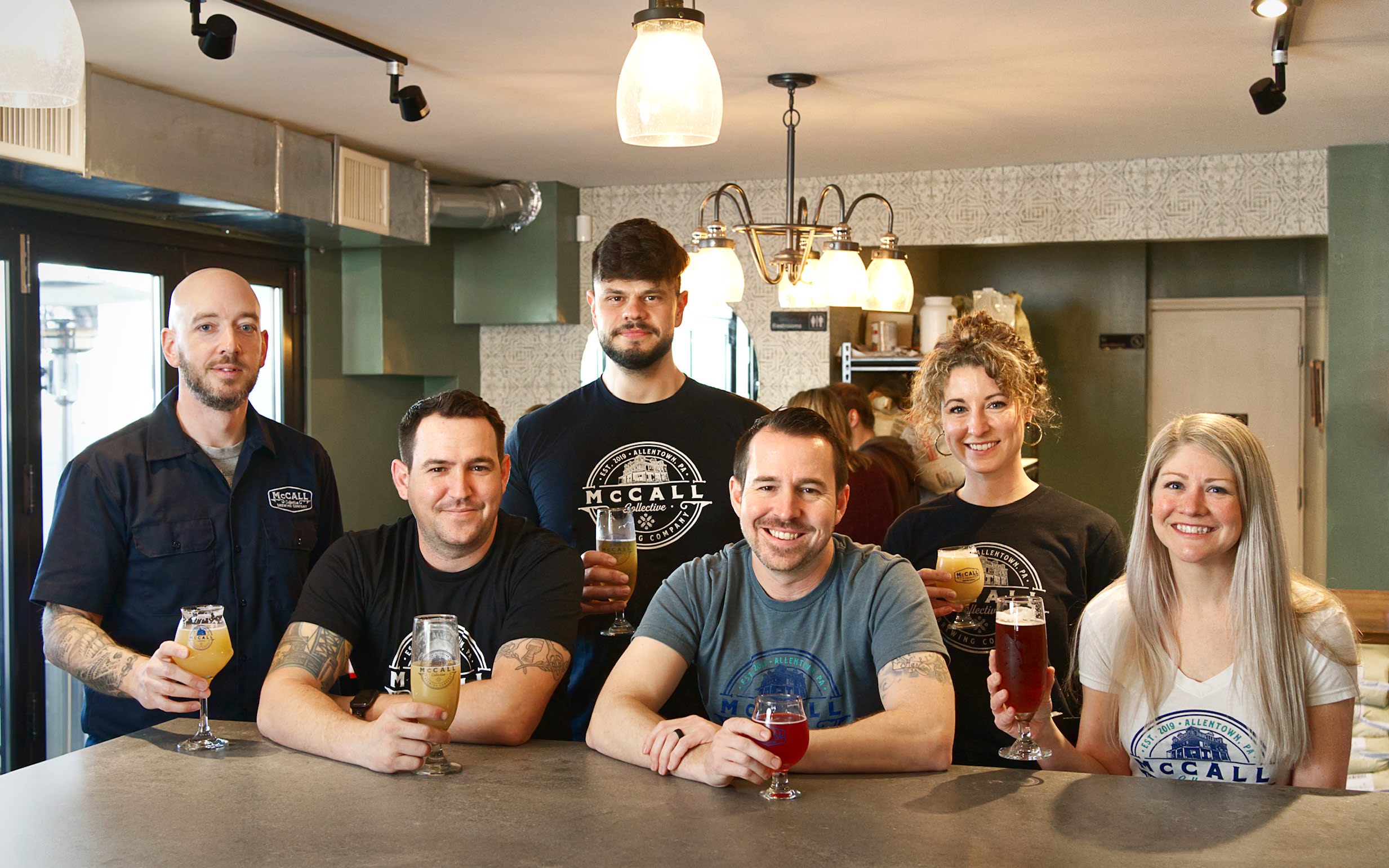 The team of owners and brewers at McCall Collective Brewing Company