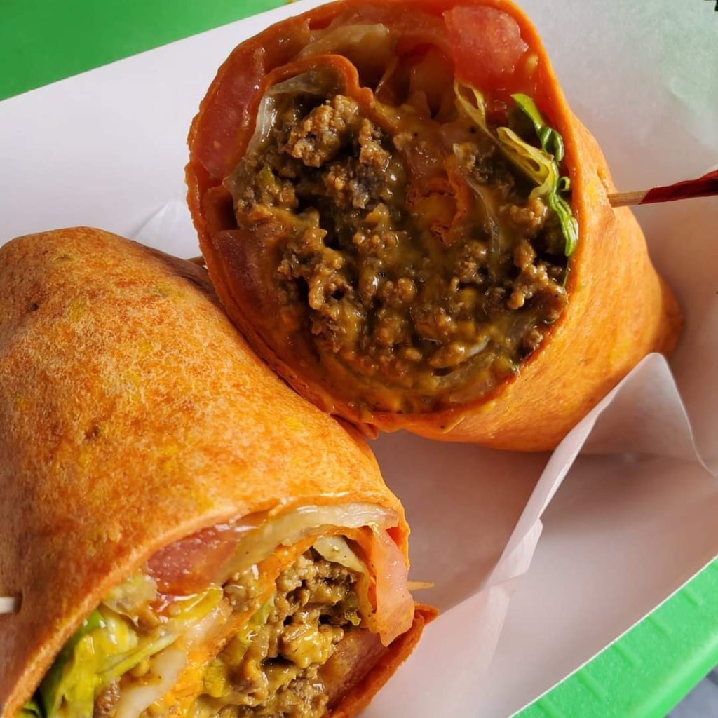 Queen V. Wraps Food Truck Sample Wrap