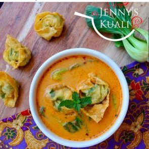 Delicious bowl of soup made by Jenny's Kuali restaurant of Bethlehem, PA.