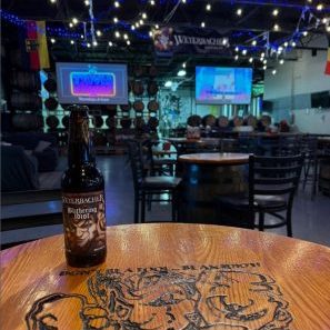 A bottle of Weyerbacher's Blithering Idiot craft brew, at their Taproom in Easton PA
